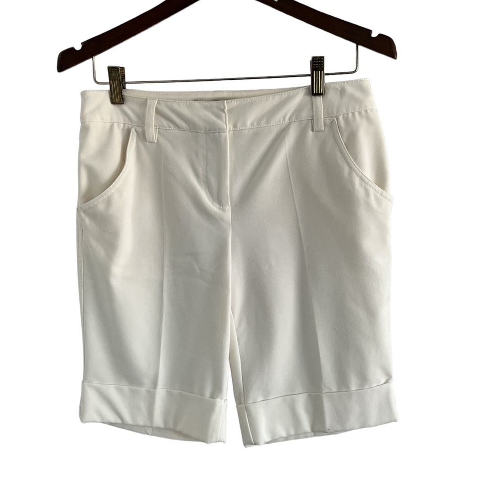 INC International‎ Concepts rolled cuff Bermuda shorts